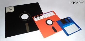 3 types de disquettes
